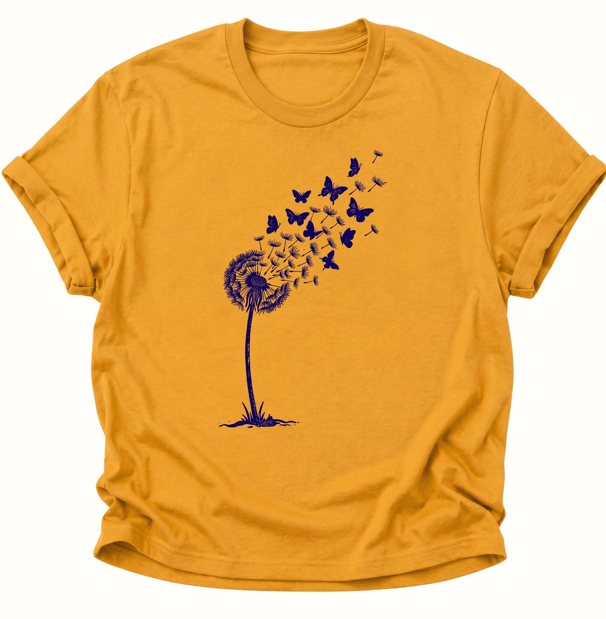 Pusteblume Unisex T-Shirt Gelb - PINE & RIVER