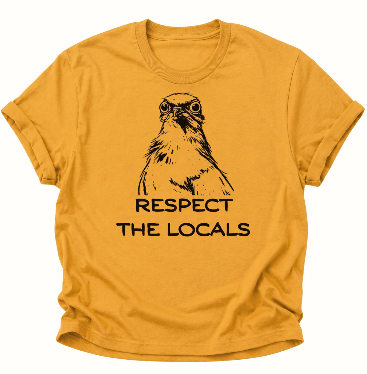 Respect The Locals Bird of Prey Unisex T-Shirt
