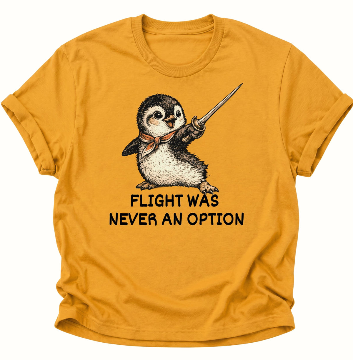 Flight Was Never An Option Unisex T-Shirt Gelb - PINE & RIVER