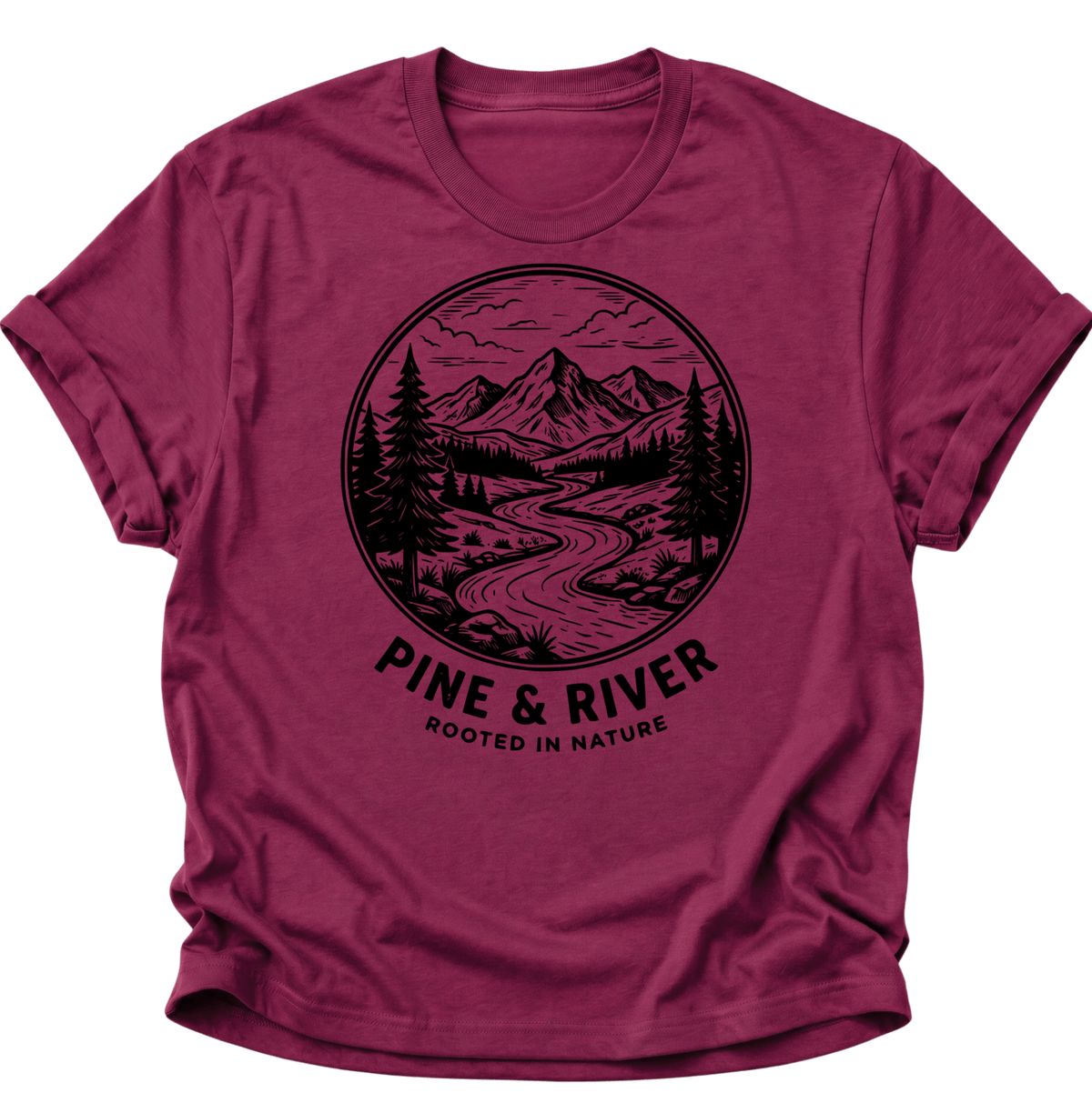 Pine & River Unisex T-Shirt Cardinal Red - PINE & RIVER