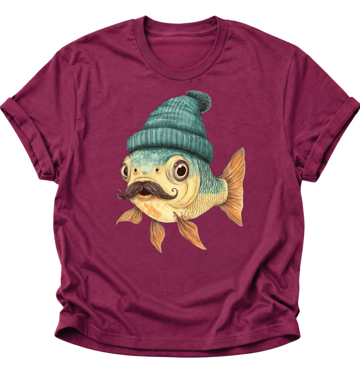 Mr. Fisch Unisex T-Shirt Navy Blue - PINE & RIVER