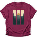 Berge und Wald Vintage Unisex T-Shirt