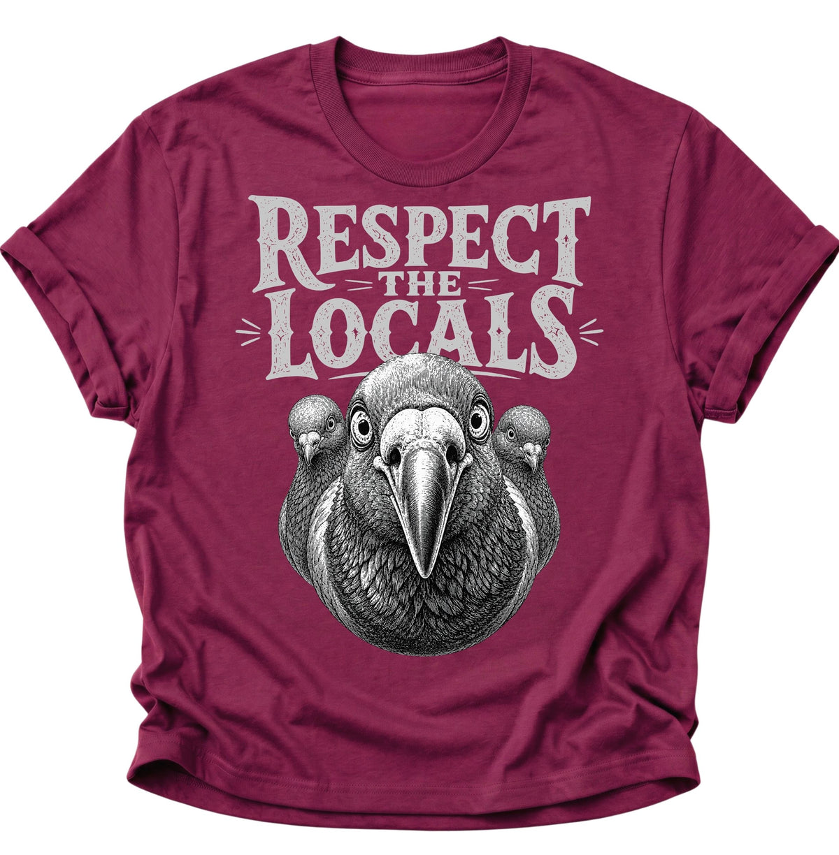 Respect the Locals Unisex T-Shirt Cardinal Red - PINE & RIVER