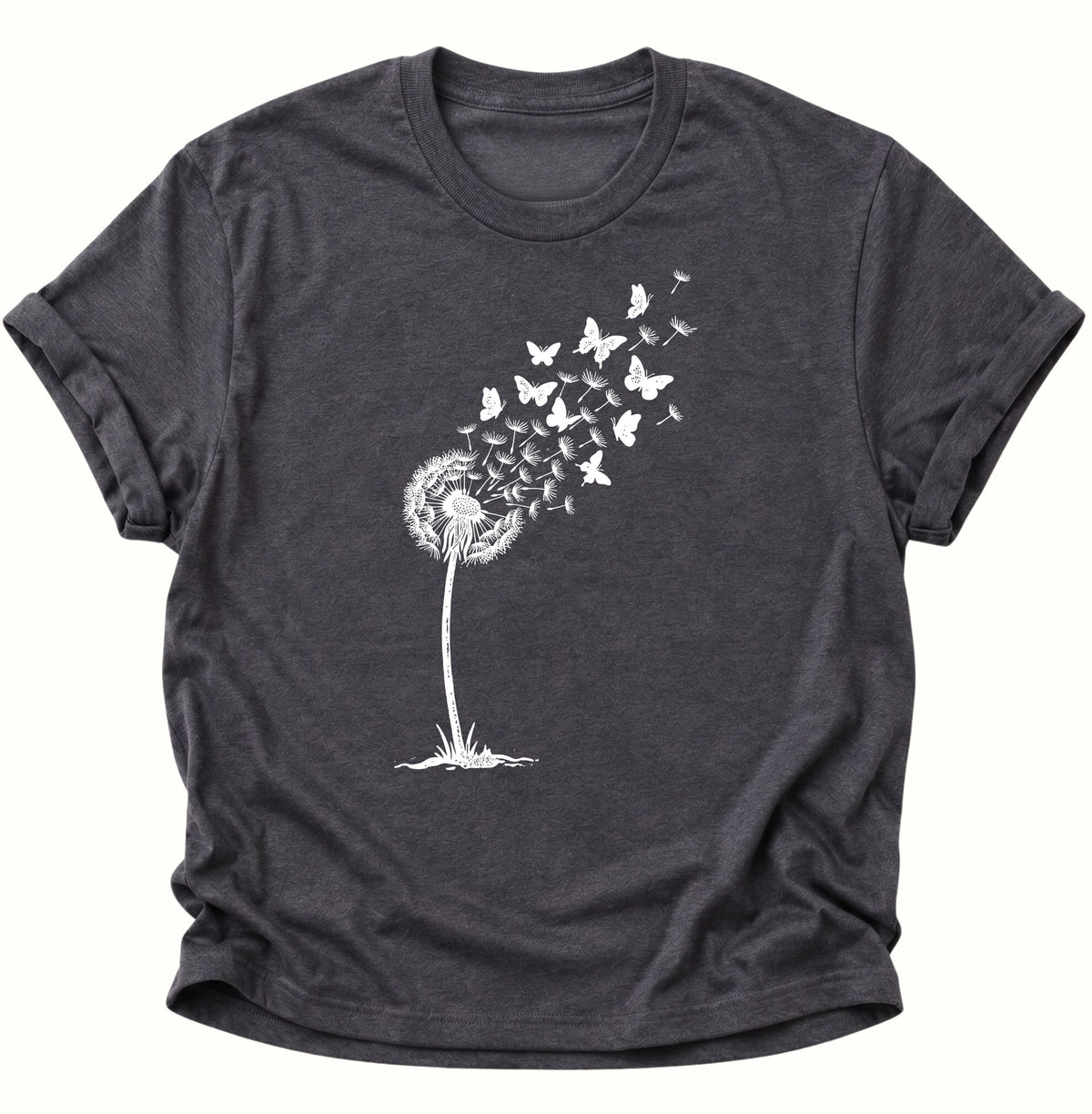 Pusteblume Unisex T-Shirt Dark Heather - PINE & RIVER