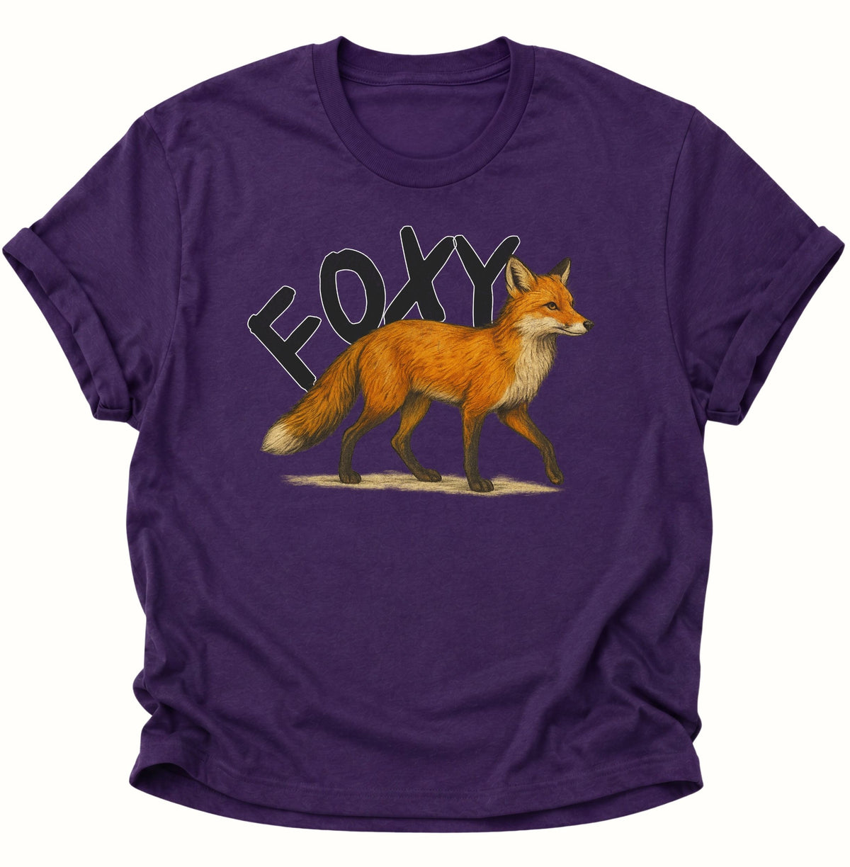 Foxy Unisex T-Shirt Purple - PINE & RIVER