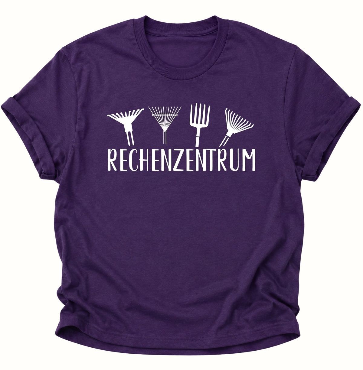 Rechenzentrum Gartenmotiv Unisex T-Shirt Purple - PINE & RIVER
