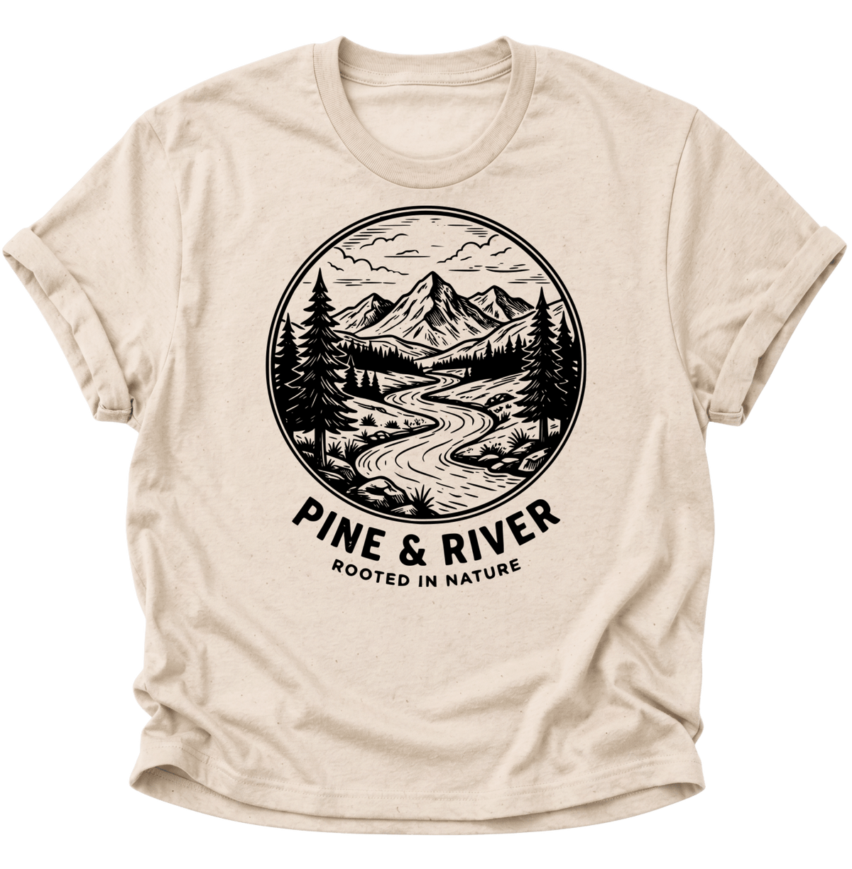 Pine & River Unisex T-Shirt Nature - PINE & RIVER