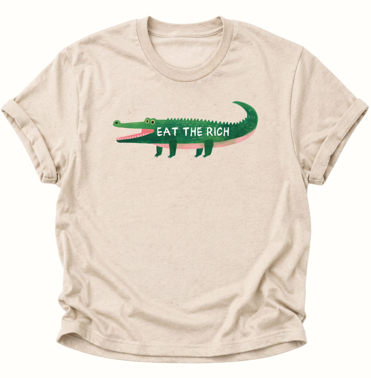 Krokodil Eat the Rich Unisex T-Shirt Nature - PINE & RIVER