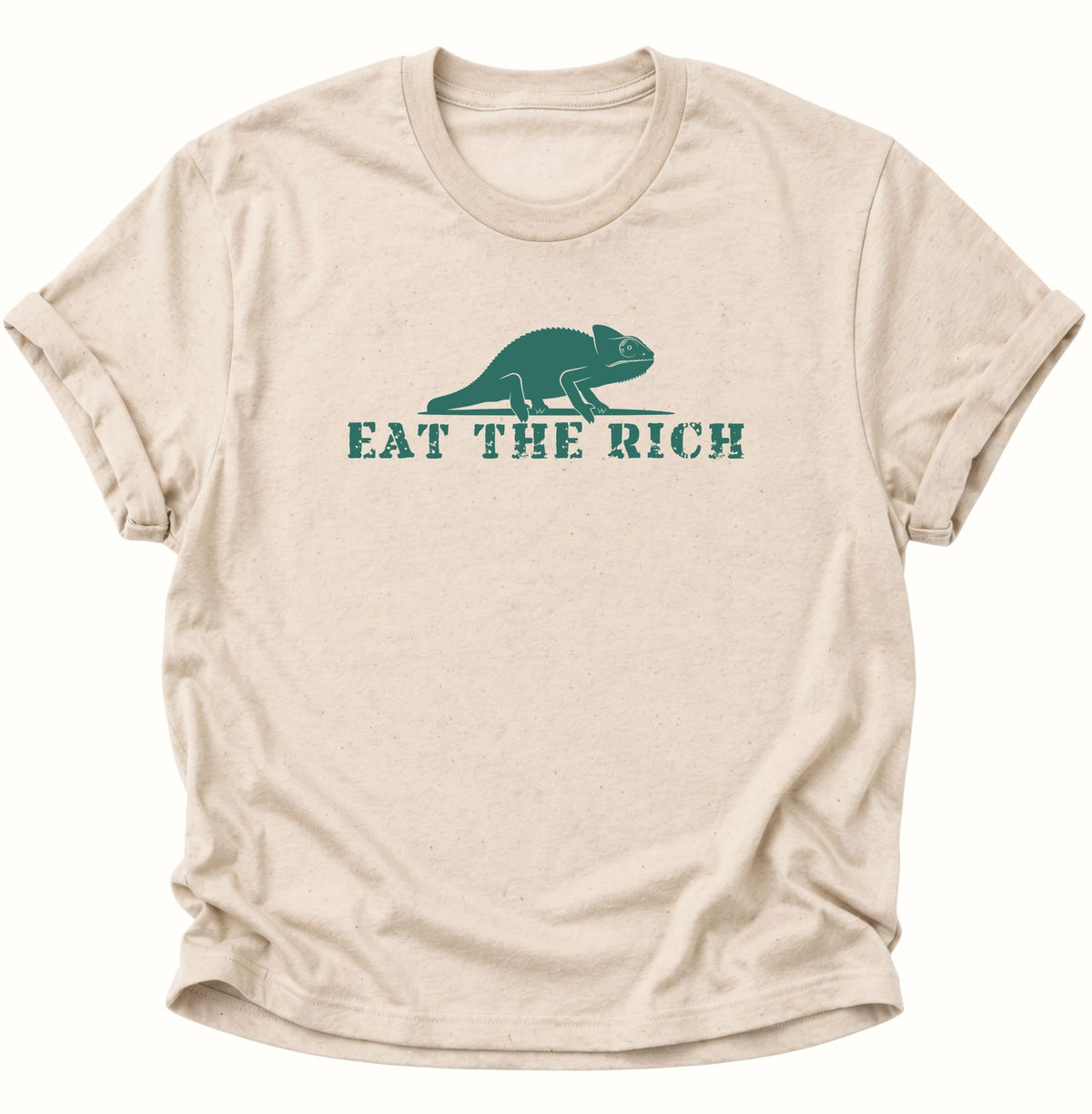 Chamäleon Eat the Rich Unisex T-Shirt Nature - PINE & RIVER