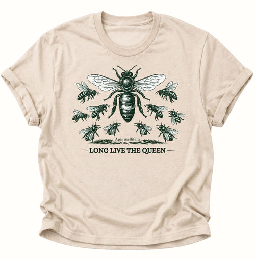 Bienenkönigin Long Live the Queen Unisex T-Shirt Nature - PINE & RIVER
