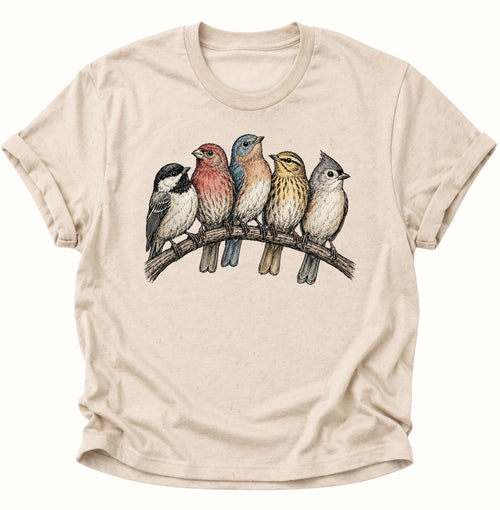 Bird's Unisex T-Shirt Nature - PINE & RIVER