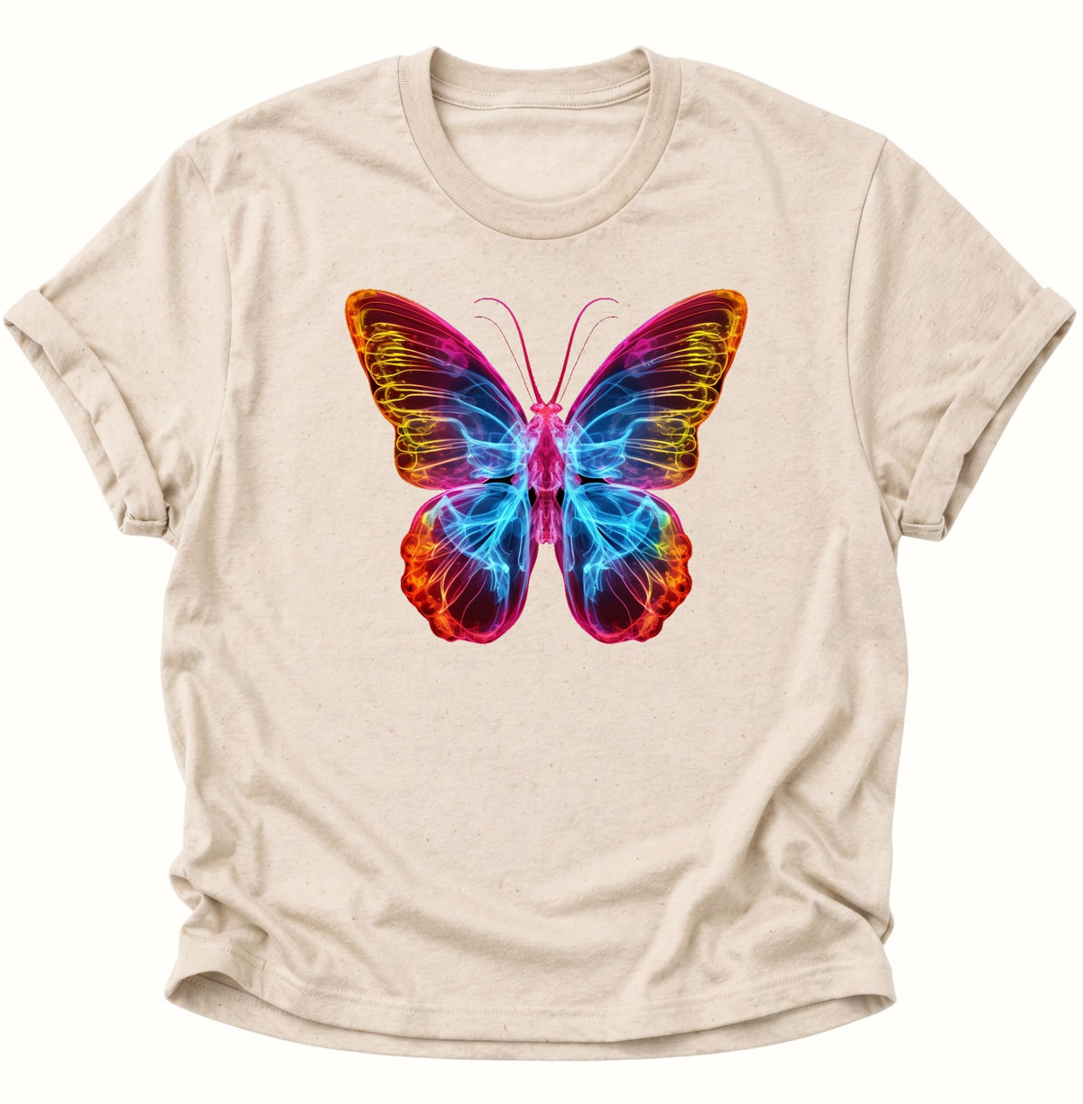 Schmetterling Neon Unisex T-Shirt Nature - PINE & RIVER