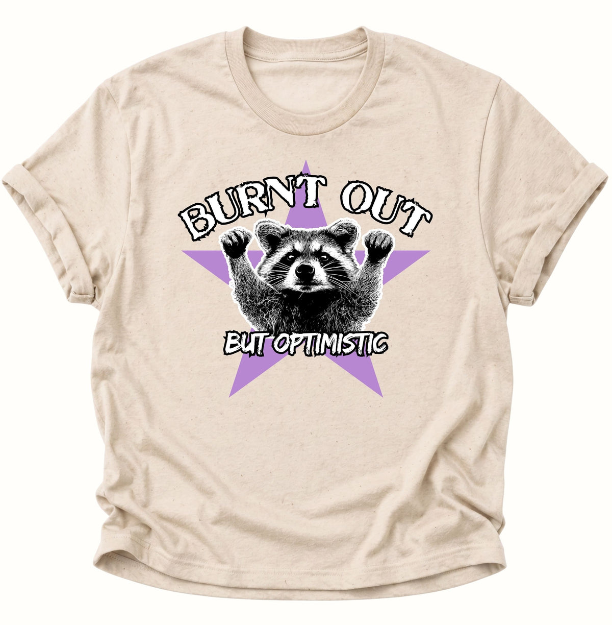 Burnt Out Washbär Unisex T-Shirt Nature - PINE & RIVER