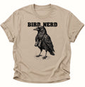 Bird Nerd Rabenvogel mit Fernglas Unisex T-Shirt Nature - PINE & RIVER