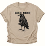 Bird Nerd Rabenvogel mit Fernglas Unisex T-Shirt Nature - PINE & RIVER