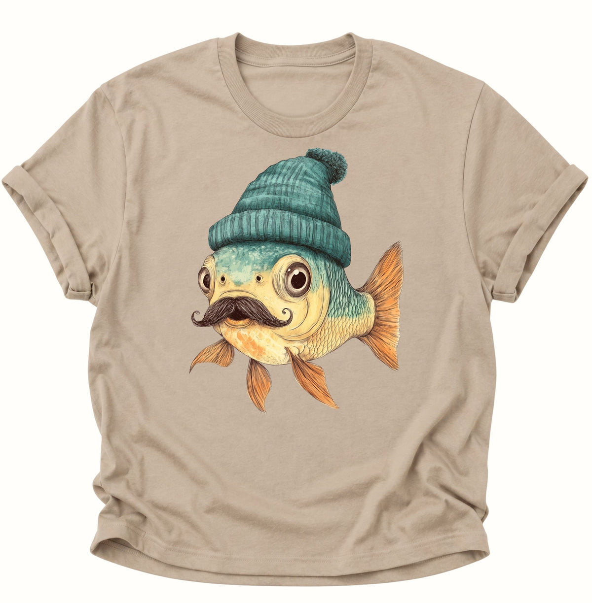 Mr. Fisch Unisex T-Shirt Sand - PINE & RIVER