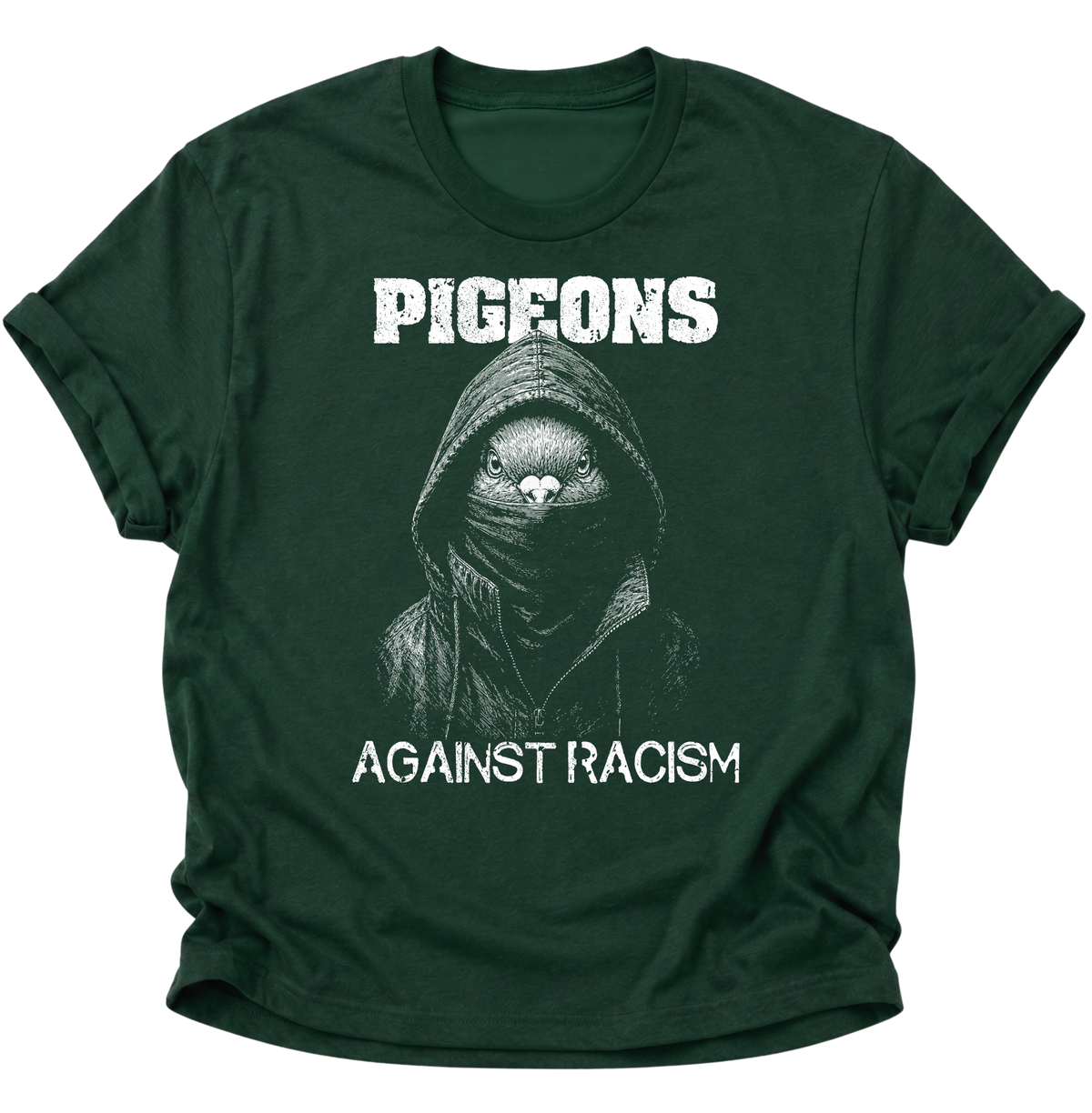 Taube gegen Rassismus Unisex T-Shirt