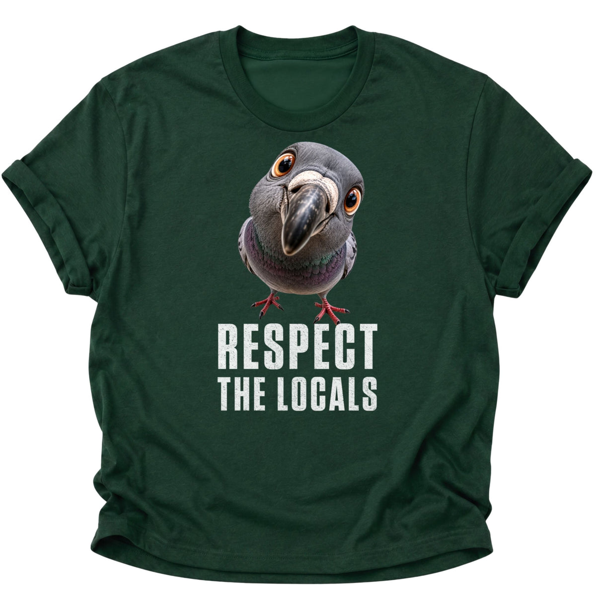 Respect The Locals Taube Unisex T-Shirt