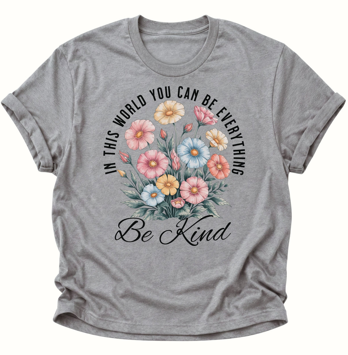 Be Kind Unisex T-Shirt Sport Grey - PINE & RIVER