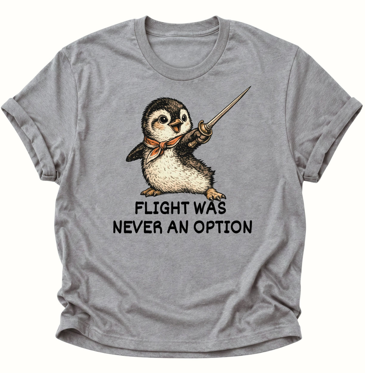 Flight Was Never An Option Unisex T-Shirt Sport Grey - PINE & RIVER