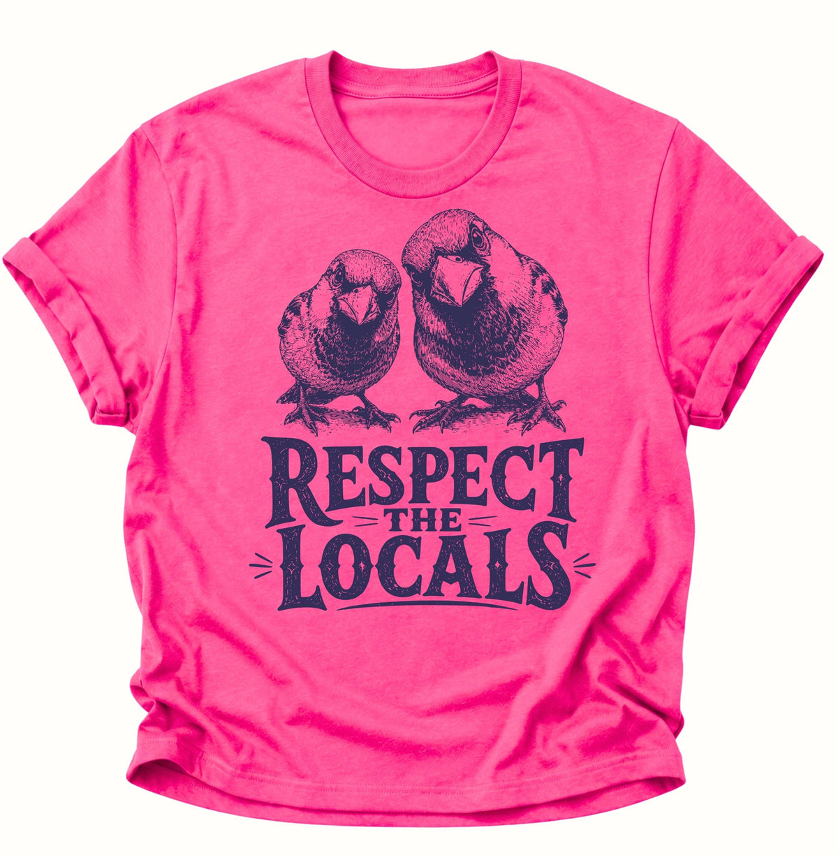 Respect the Locals Spatzen Unisex T-Shirt Heliconia - PINE & RIVER