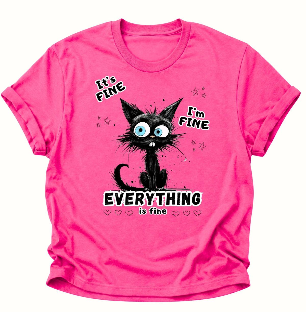 Everything is fine Unisex T-Shirt Heliconia - PINE & RIVER