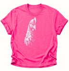 Mystische Henne im Schatten Unisex T-Shirt Dark Heather - PINE & RIVER
