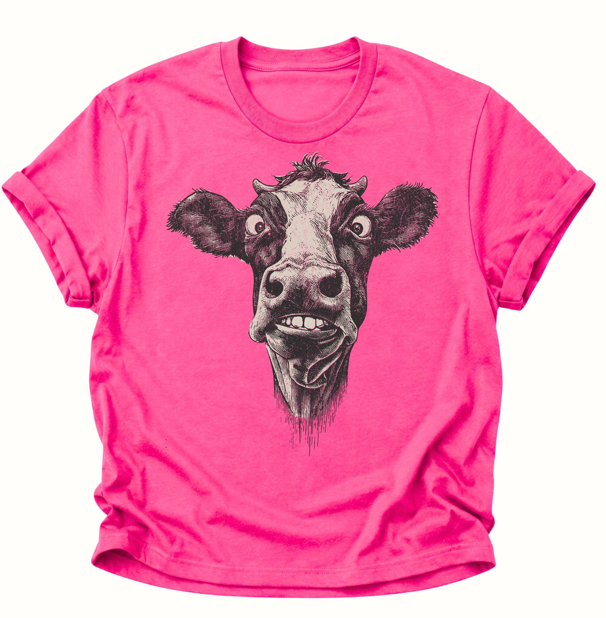 Verrückte Kuh Unisex T-Shirt Heliconia - PINE & RIVER