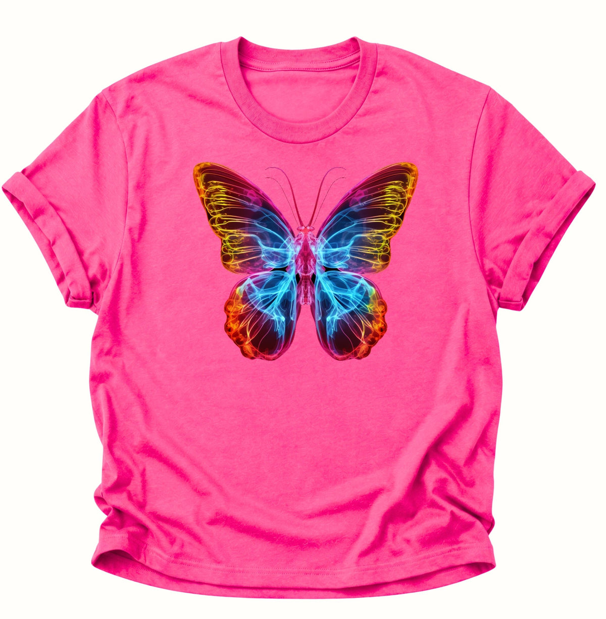 Schmetterling Neon Unisex T-Shirt Heliconia - PINE & RIVER