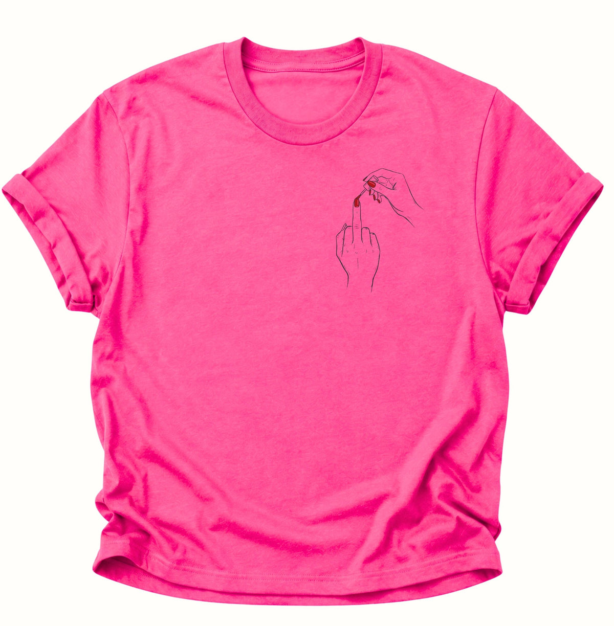 Mittelfinger Unisex T-Shirt Heliconia - PINE & RIVER
