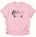 Basset Hound in the Bathtub Unisex T-Shirt