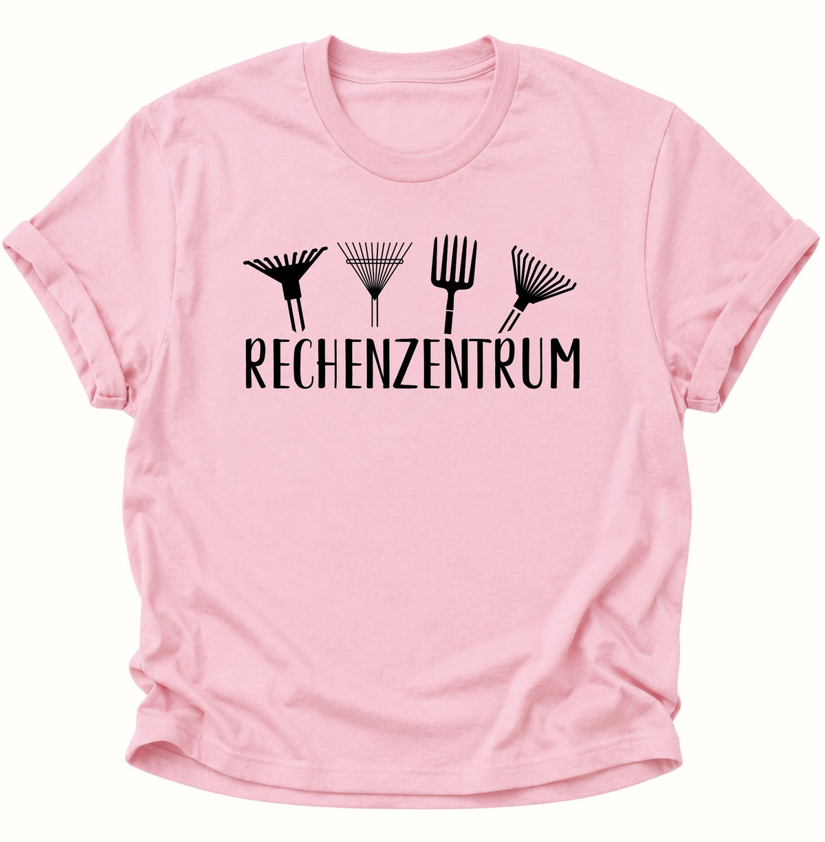 Rechenzentrum Gartenmotiv Unisex T-Shirt Light Pink - PINE & RIVER