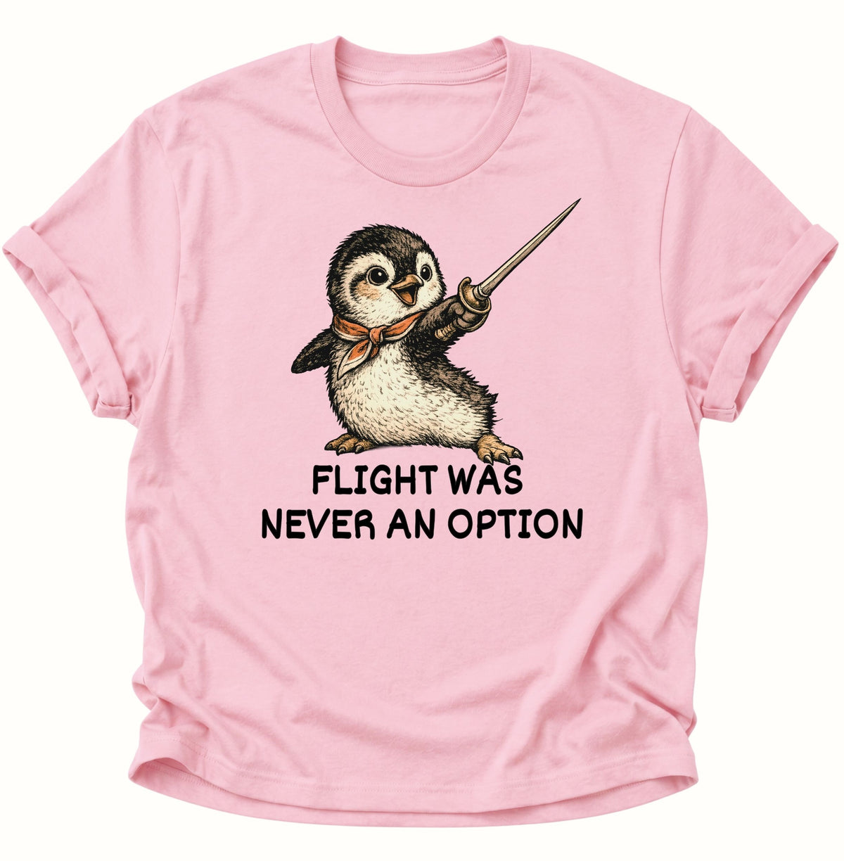 Flight Was Never An Option Unisex T-Shirt Light Pink - PINE & RIVER