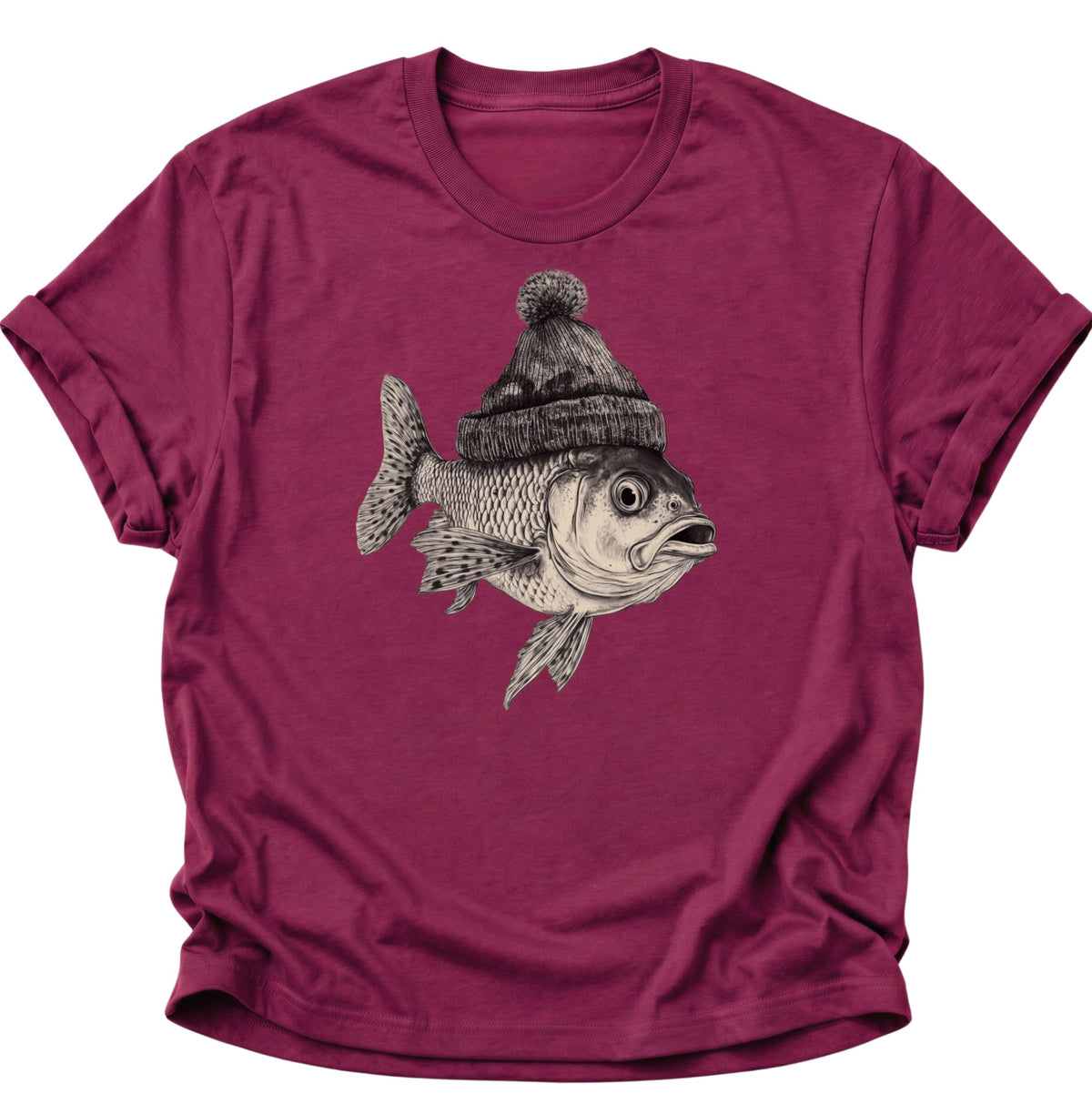 Fisch Unisex T-Shirt Cardinal Red - PINE & RIVER