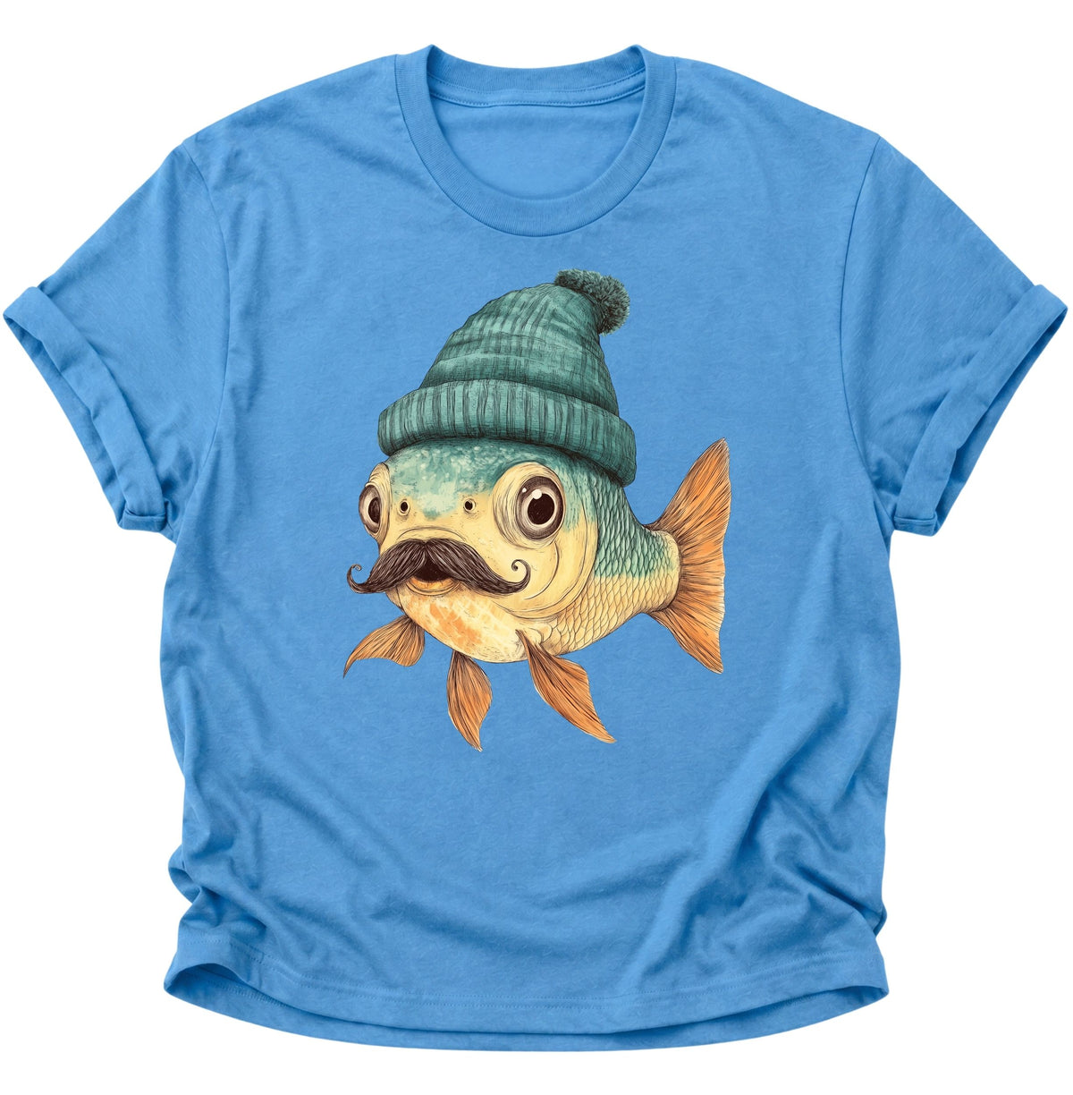 Mr. Fisch Unisex T-Shirt Carolina Blue - PINE & RIVER