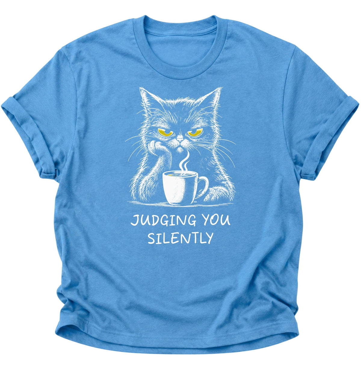 Judging You Silently Cat Unisex T-Shirt