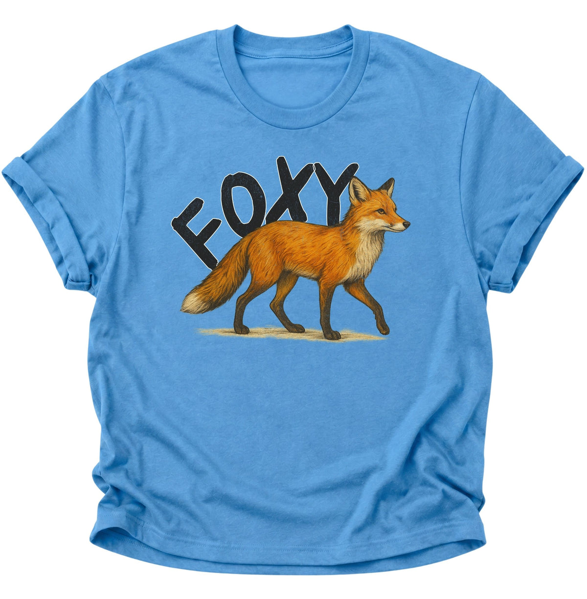 Foxy Unisex T-Shirt Carolina Blue - PINE & RIVER