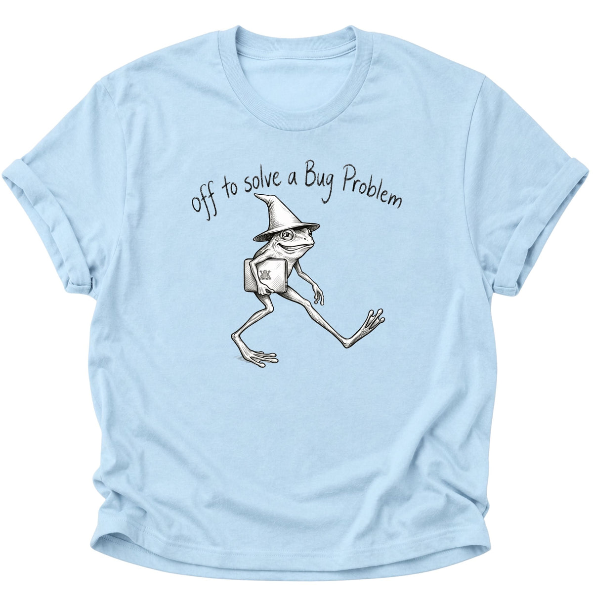 Programmierer Frosch Unisex T-Shirt Light Blue - PINE & RIVER