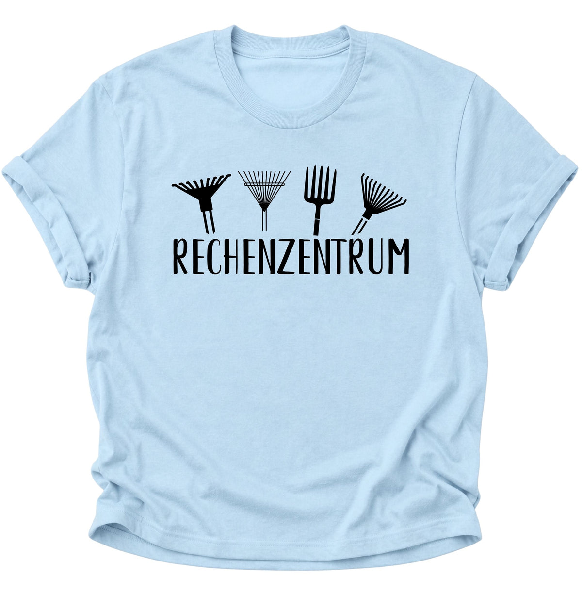 Rechenzentrum Gartenmotiv Unisex T-Shirt Light Blue - PINE & RIVER