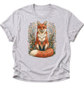 Fuchs zwischen Wildblumen Unisex T-Shirt