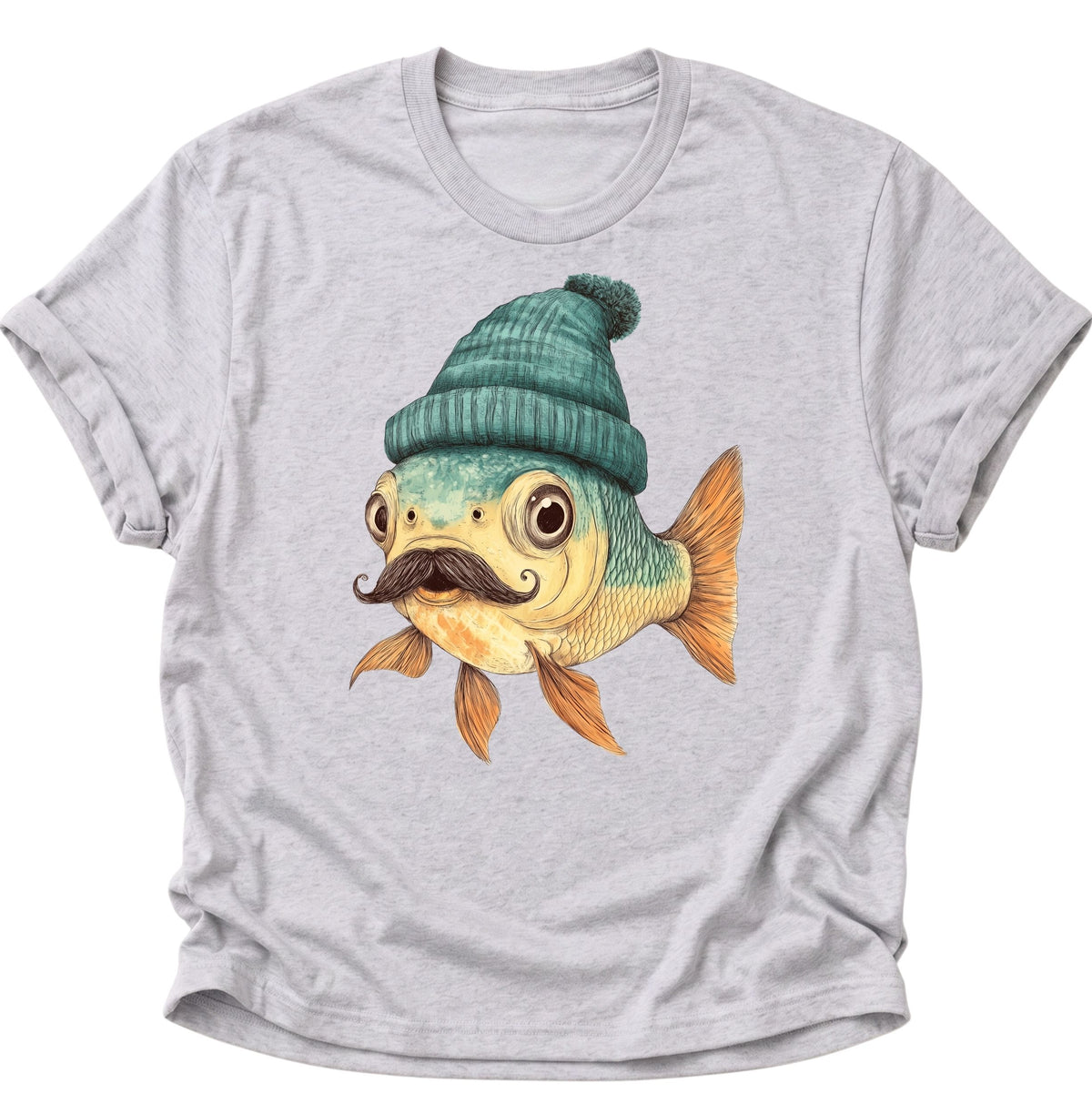 Mr. Fisch Unisex T-Shirt Ash Grey - PINE & RIVER