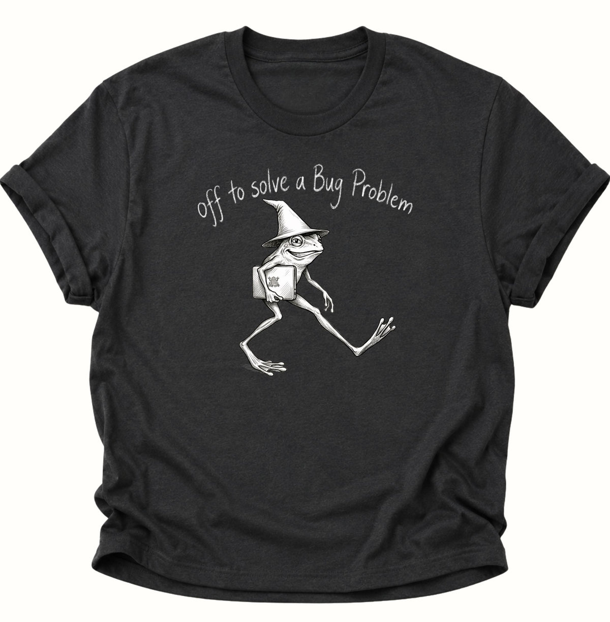Programmierer Frosch Unisex T-Shirt Schwarz - PINE & RIVER