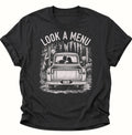 Look a Menu Unisex T-Shirt Schwarz - PINE & RIVER