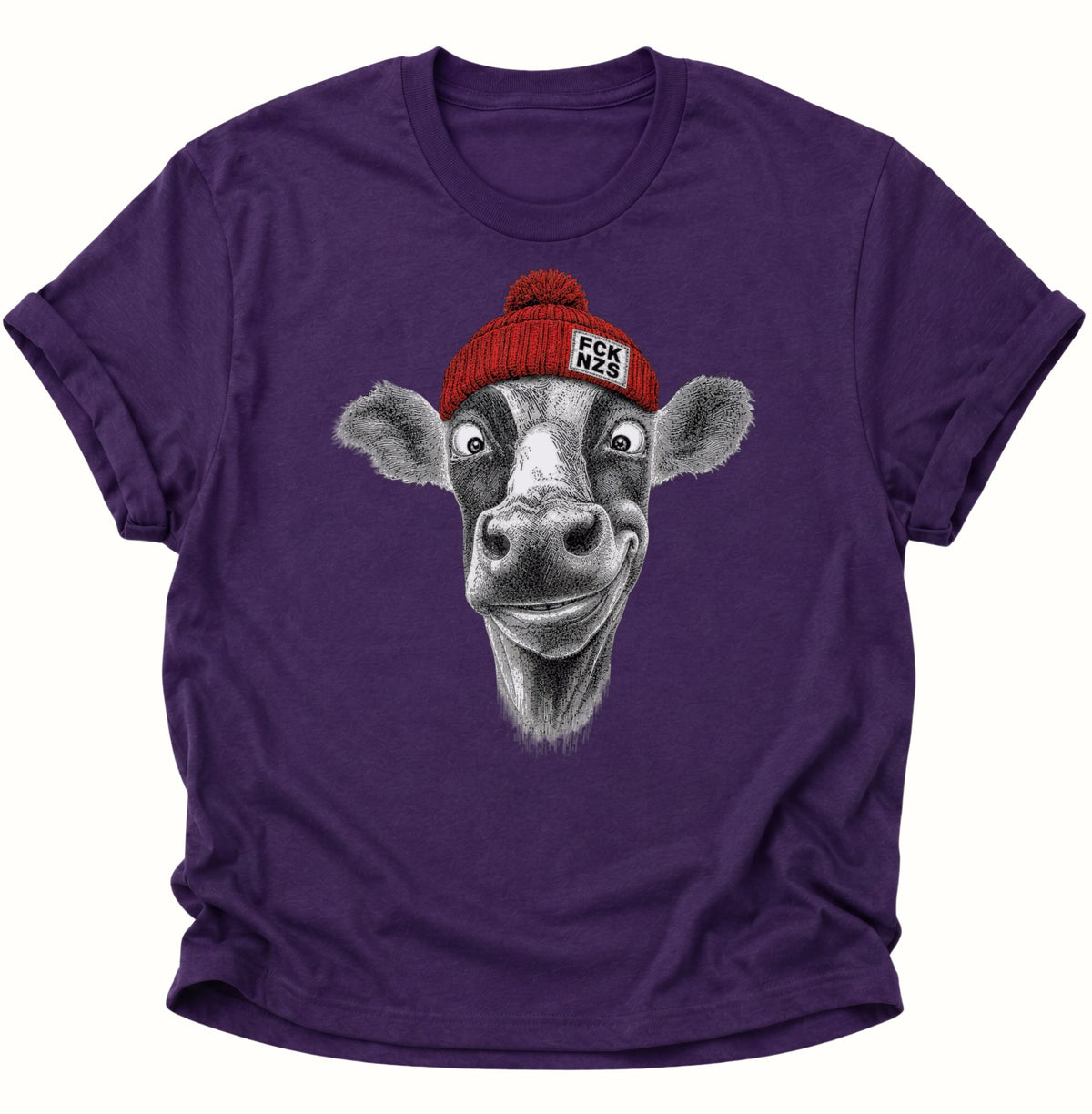Anti Nazi Kuh Unisex T-Shirt Purple - PINE & RIVER