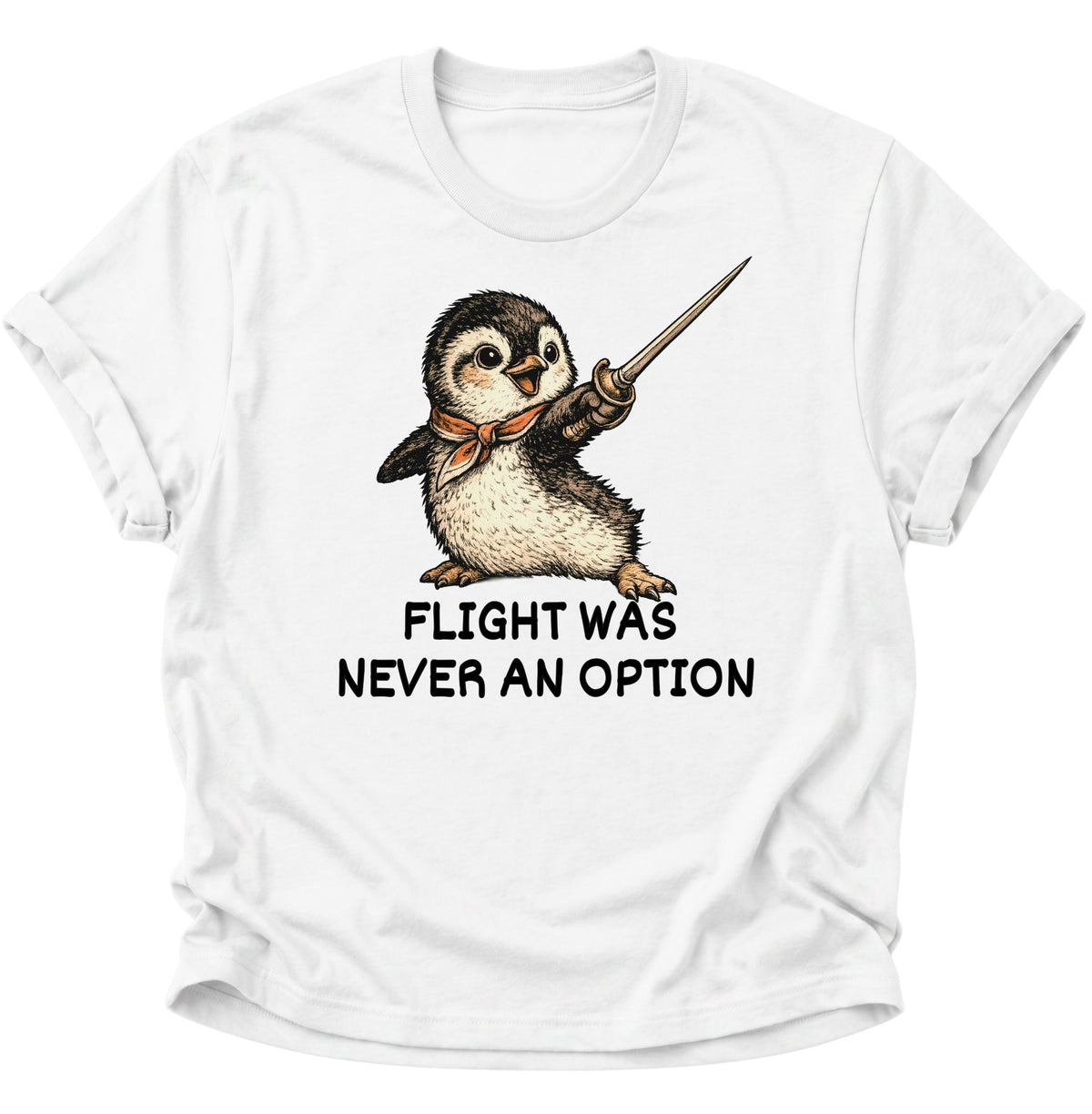 Flight Was Never An Option Unisex T-Shirt Weiß - PINE & RIVER