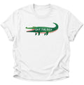 Krokodil Eat the Rich Unisex T-Shirt Weiß - PINE & RIVER