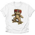 Teddy Skater gegen rechts Unisex T-Shirt Weiß - PINE & RIVER