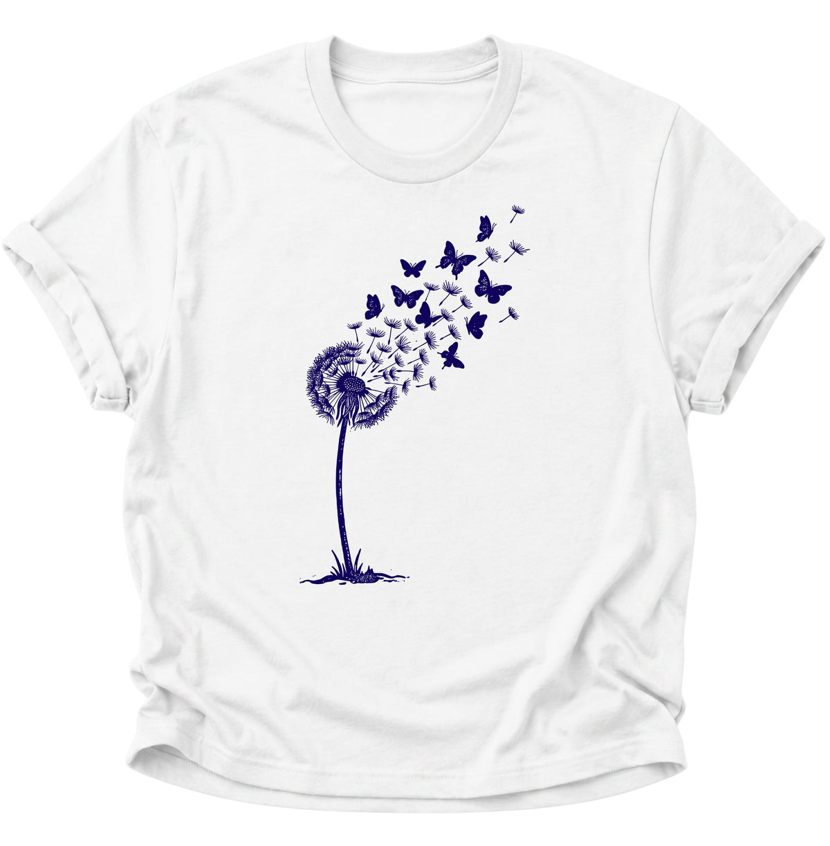 Pusteblume Unisex T-Shirt Weiß - PINE & RIVER