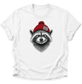 Anti Nazi Waschbär Unisex T-Shirt Weiß - PINE & RIVER