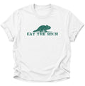 Chamäleon Eat the Rich Unisex T-Shirt Weiß - PINE & RIVER